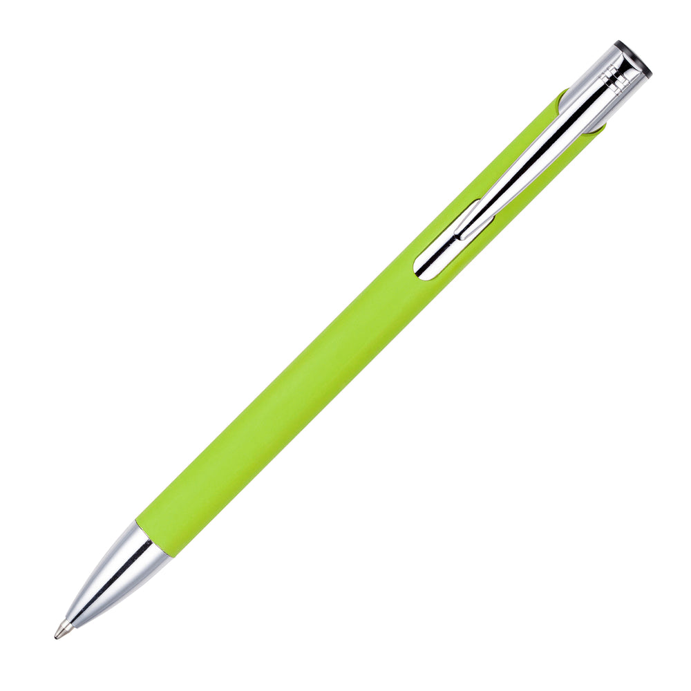 MOLE-MATE ball pen with chrome trim Light Green