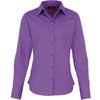 Premier Ladies Long Sleeve Poplin Blouse
