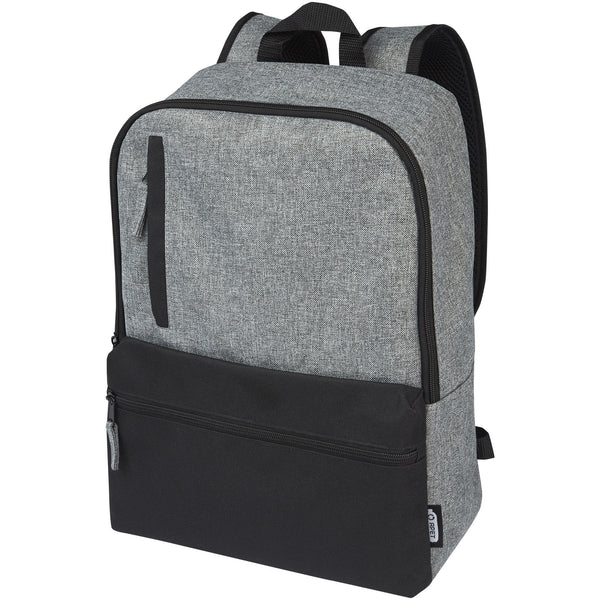 Reclaim 15" GRS recycled two-tone laptop backpack 14L