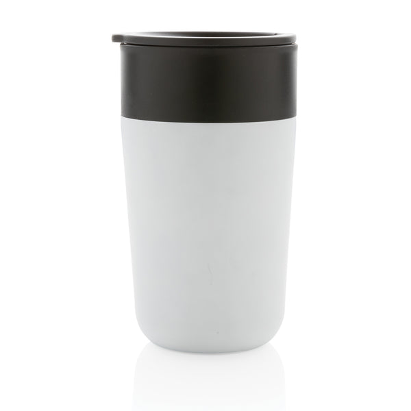 Branded GRS Recycled PP and SS mug with handle