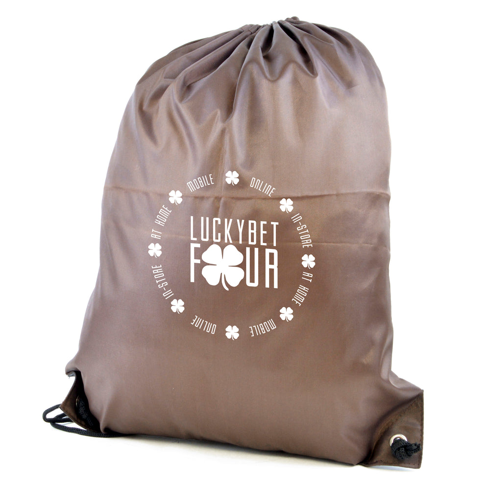 Pegasus Plus Drawstring Bags Brown