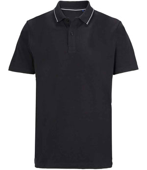 NEOBLU Unisex Orel Piqué Polo Shirt Deep Black