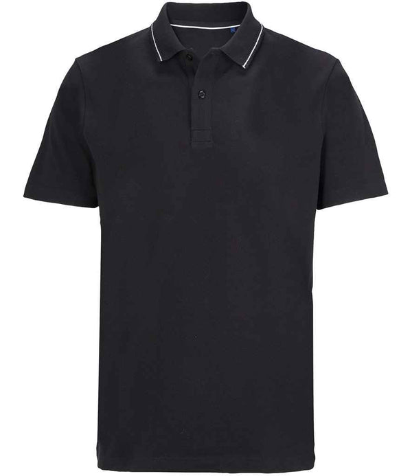 NEOBLU Unisex Orel Piqué Polo Shirt Deep Black