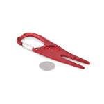 Aluminium golf divot tool