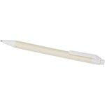 Dairy Dream ballpoint pen with white tip, clip and button.