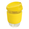 Branded Glass Coffee Cup with Silicone Band - Kiato Cup