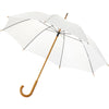 Branded Jova 23" umbrella with wooden shaft and handle