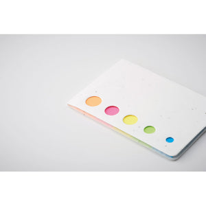 Branded Seed paper page markers pad