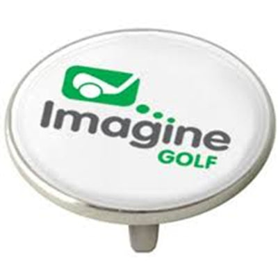 Forbes Stud Silver Golf Marker - 24mm