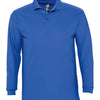 SOL'S Winter II Long Sleeve Cotton Piqué Polo Shirt
