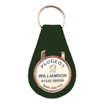 Branded Pear Shaped Keyfob with Dome