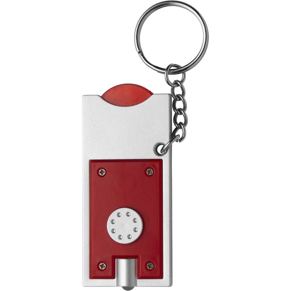 Branded Frosthole Key holder with coin (€0.50)