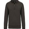 Kariban Zip Neck Sweatshirt