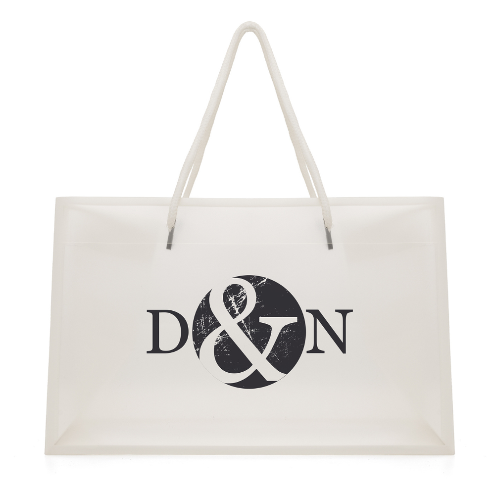 'Celeste Gift Bag' WHITE 50% RPP Bag with nylon handles