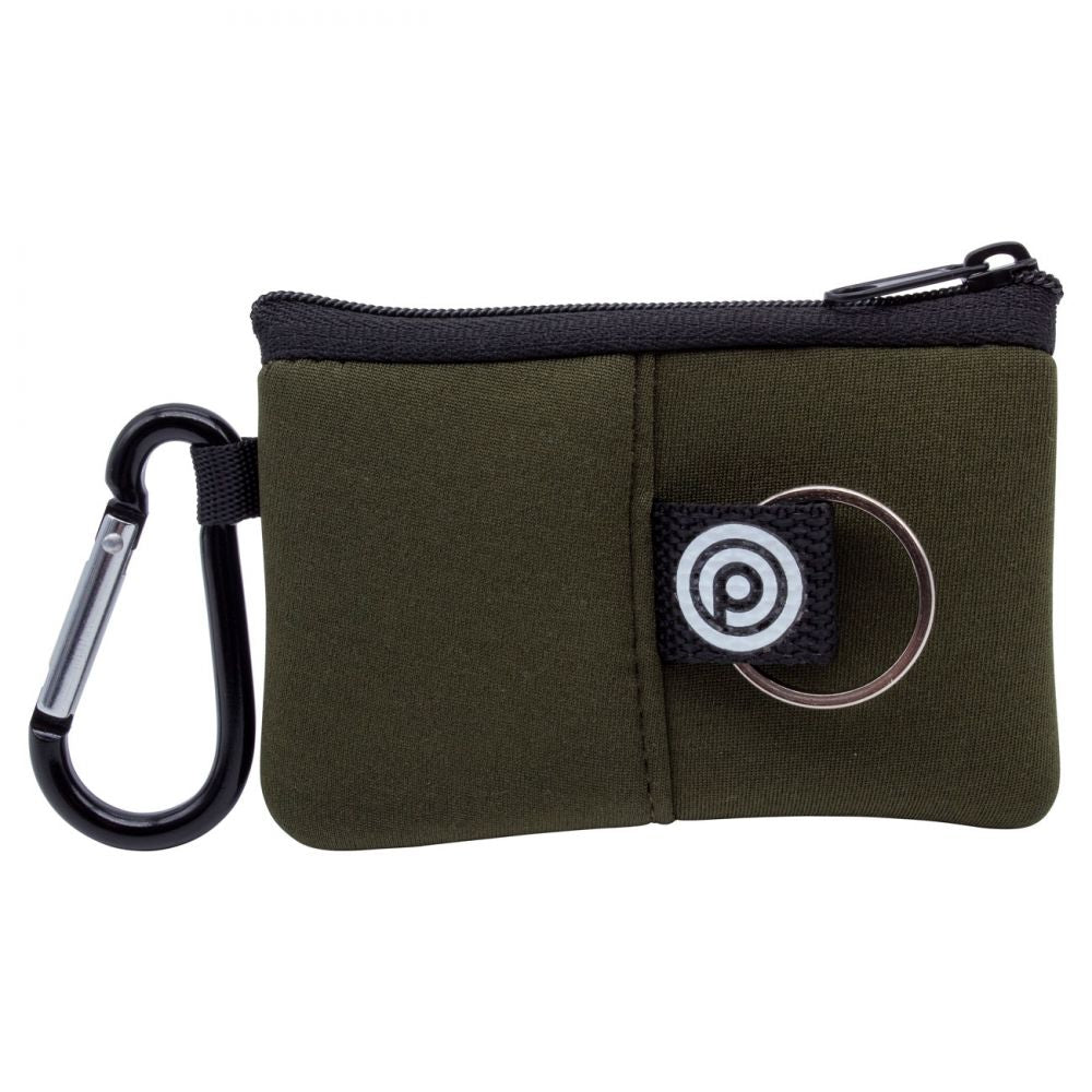 Branded Neoprene Wallet with Carabiner