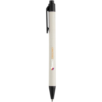 Dairy Dream ballpoint pen with black tip, clip and button, with branding to the barrel. 