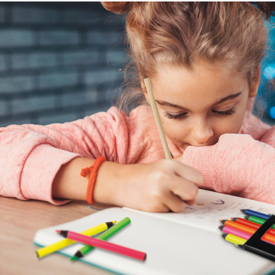 Memling Set of 6 Colouring Pencils Black