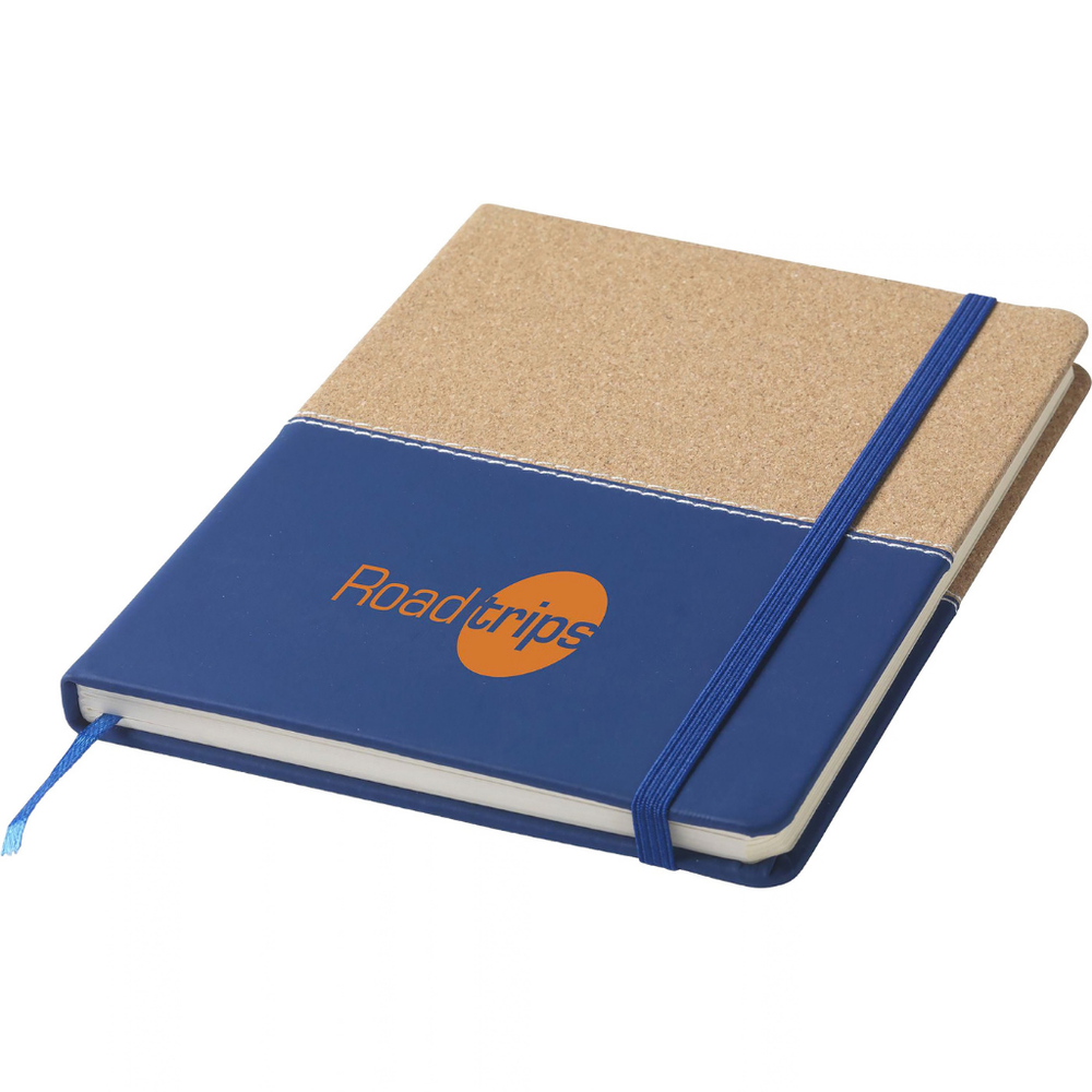 Duo Cork and Imitation Leather Notebook