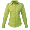 Premier Ladies Long Sleeve Poplin Blouse