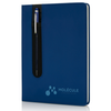 Standard hardcover PU A5 notebook with stylus pen