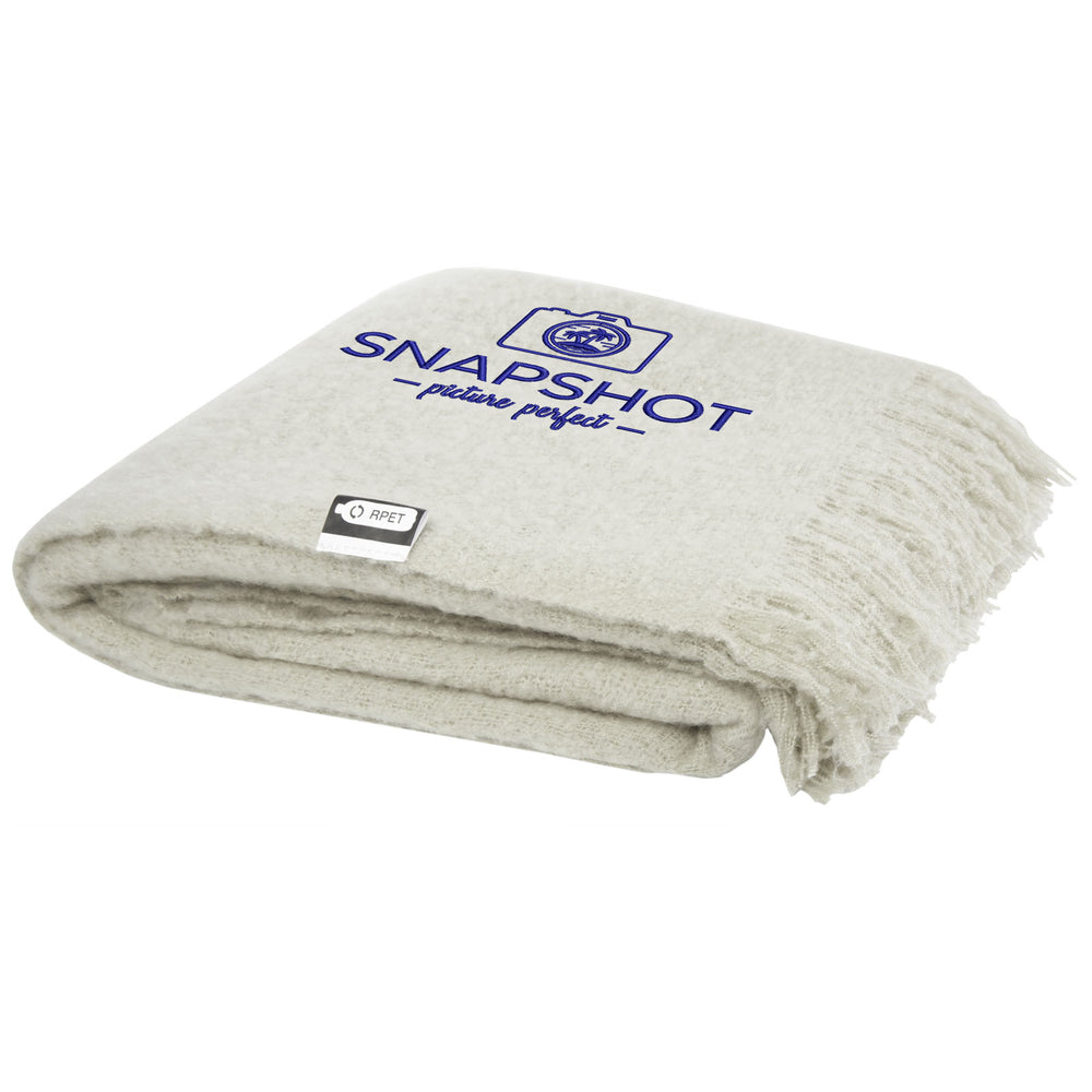 Branded Ivy GRS certified RPET mohair blanket