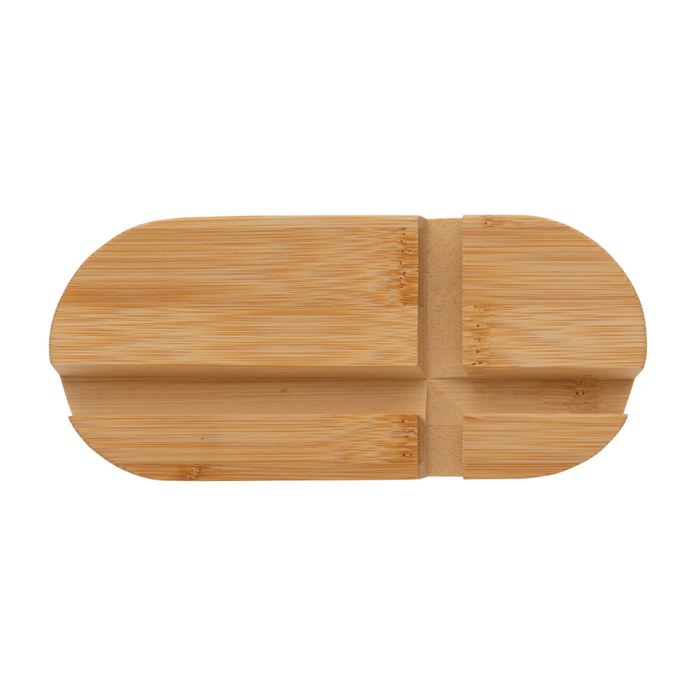Branded Bamboo tablet and phone holder