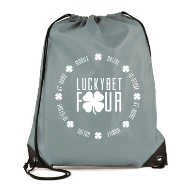 Pegasus Plus Drawstring Bags Light Grey