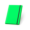 WATTERS. A5 notebook in fluorescent PU. Lined sheets