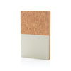 Branded A5 cork & kraft notebook