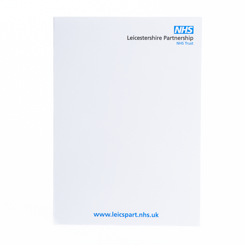 Branded A5 Notepad