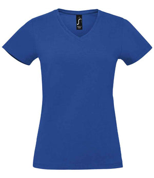 SOL'S Ladies Imperial V Neck T-Shirt Royal Blue