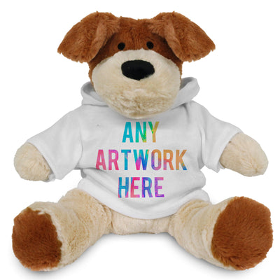 Branded White Hoodie Bear