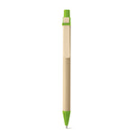 NAIROBI. Kraft paper ball pen with clip