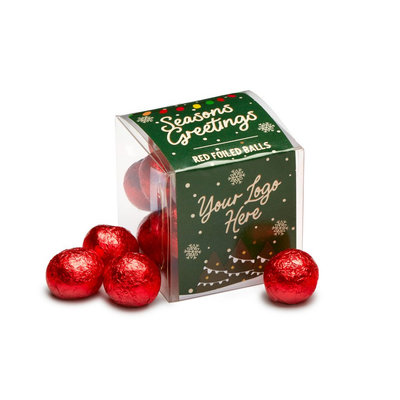 Clear Cube - Solid Chocolate Balls