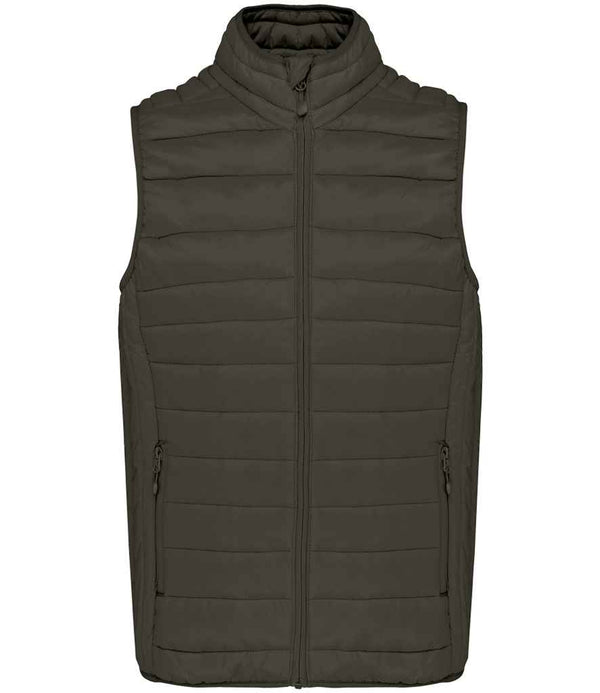 Kariban Lightweight Padded Bodywarmer Dark Khaki