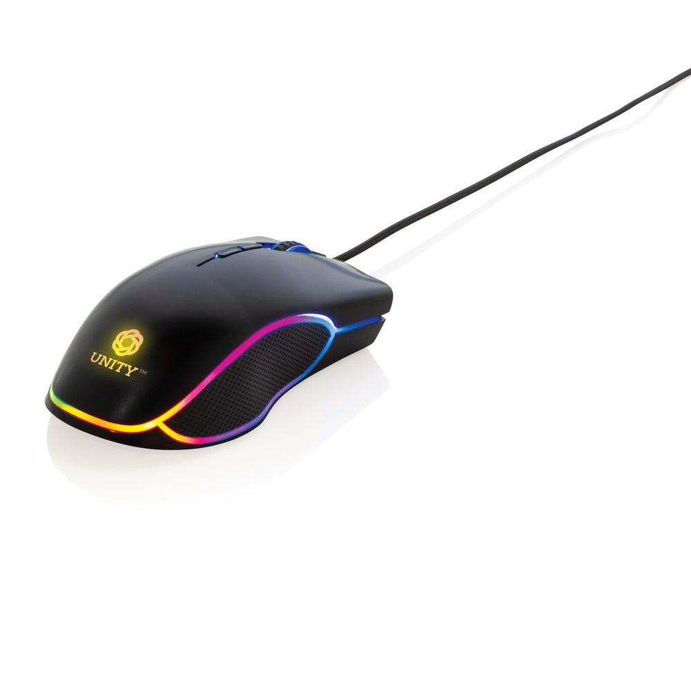 Branded RGB gaming mouse