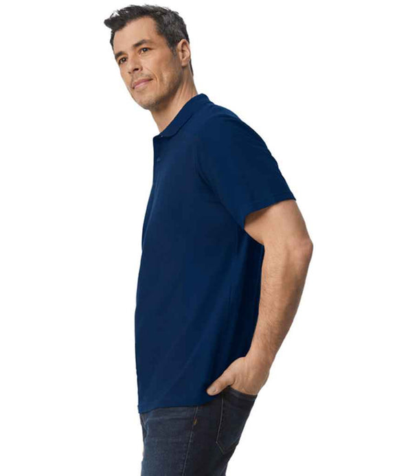 Gildan SoftStyle® Double Piqué Polo Shirt Navy