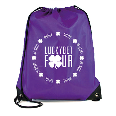 Pegasus Plus Drawstring Bags Purple