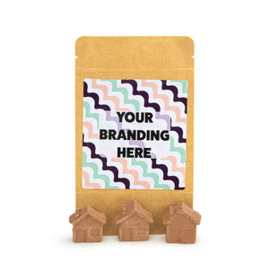 Kraft Pouch of 3 House-Shaped Seed Bombs