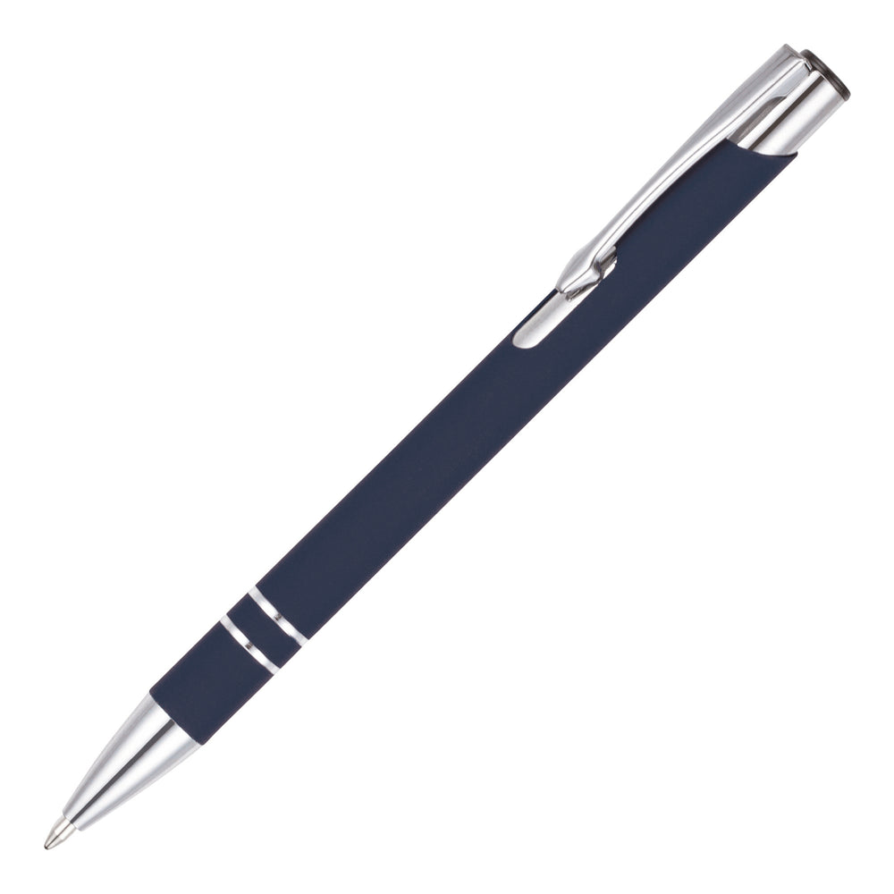 Branded Lincoln Soft Touch Metal Ballpoint Pen