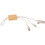Branded Brookleys Bamboo USB charger