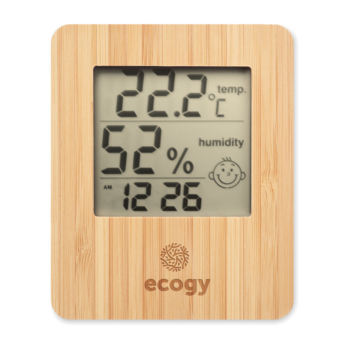 Branded Bamboo weather station