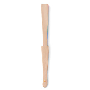 Branded Rainbow wooden hand fan