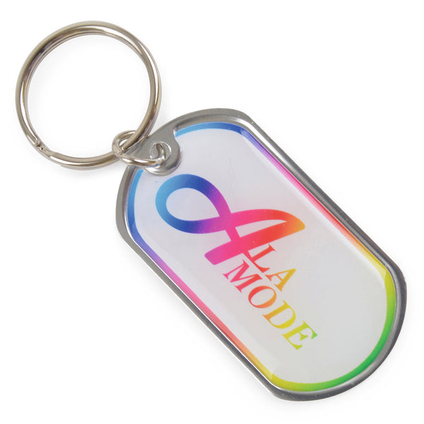 Dog Tag Keyring