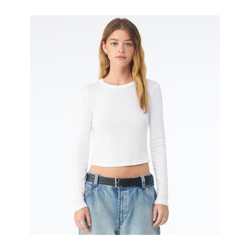 Bella Micro Rib Long Sleeve Baby T-Shirt