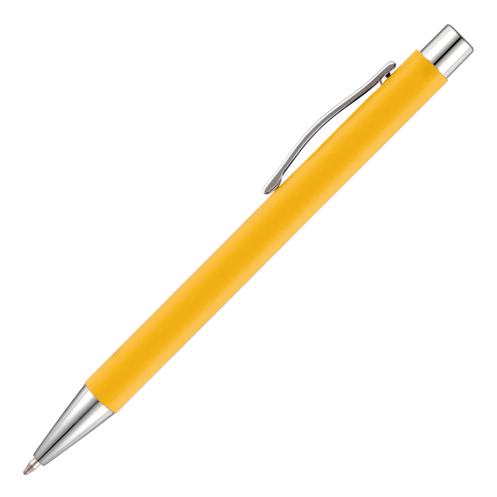 Travis Soft Feel Ball Pen with Chrome Trim