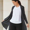 Henbury Ladies Longline Open Cardigan