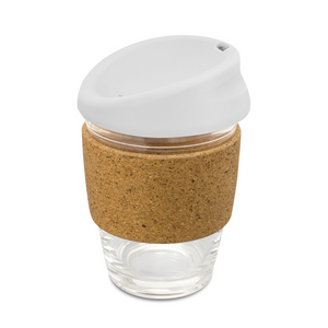 Glass Coffee Cup with Cork Band - Kiato Cup