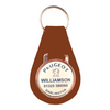 Branded Pear Shaped Keyfob with Dome