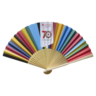 Branded Bamboo Fan